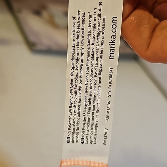 Marika Dry-Wik Performance Tee Coral Size Small - Picture 4 of 6